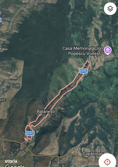 Teren de 100000 mp, în Bălănești