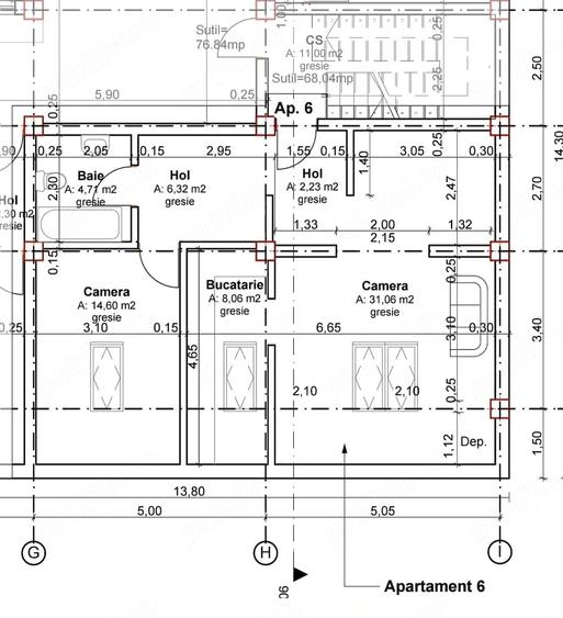 Apartament cu 2 camere semidecomandat în Braytim