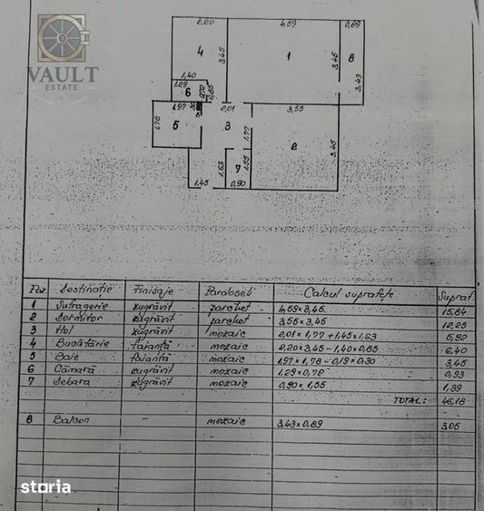 Apartament cu 2 camere decomandat în Giurgiului