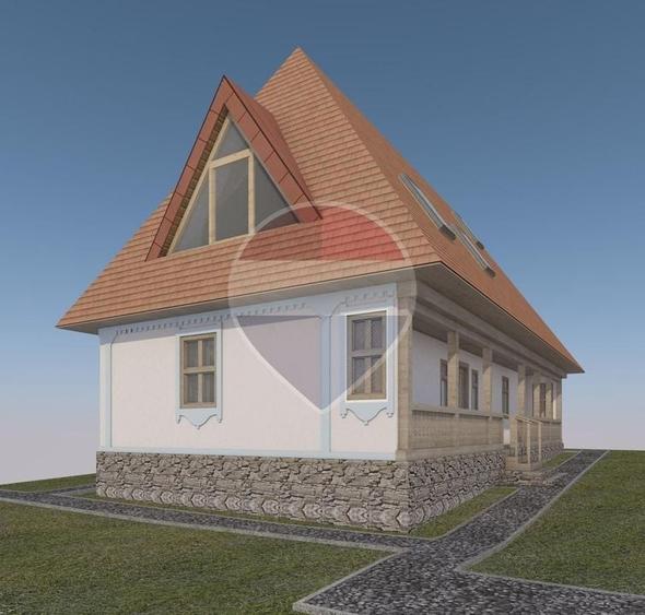 Casă individuală cu 4 camere cu Teren 242 Mp în Firiza