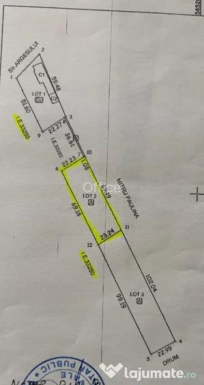 Teren Intravilan 1.600 mp Gradinari - Giurgiu | Front stradal 69m | - Gradinari (Giurgiu)