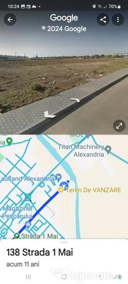 Teren de 2500 mp, în Central