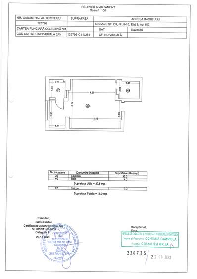 Garsonieră decomandată în Năvodari Tabără