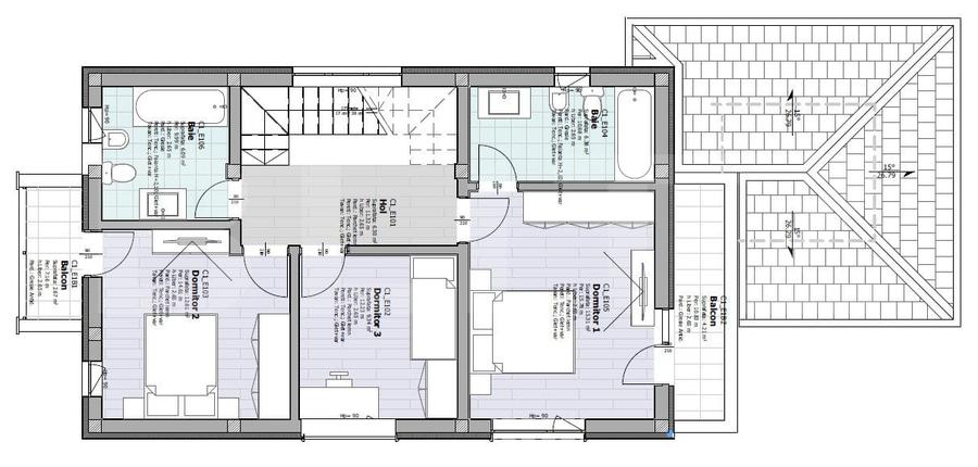 Casă individuală cu 4 camere cu Teren 400 Mp în Rediu