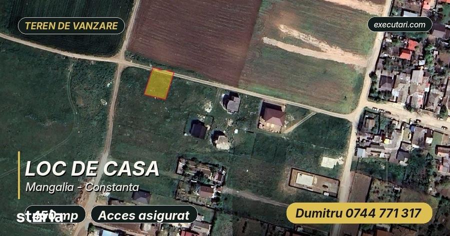 Mangalia - Constanta, Teren in suprafata de 450 mp - 1