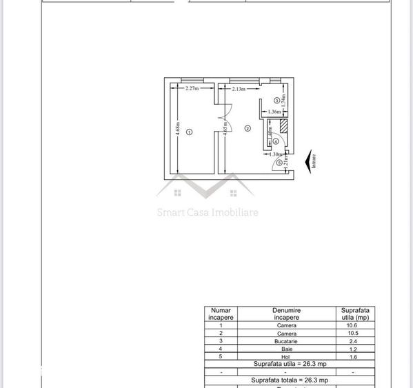 Apartament 2 camere Tatarasi-Ciurchi - 1