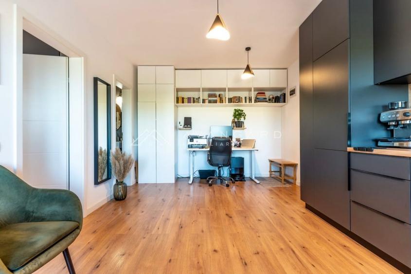 Apartament cu 2 camere semidecomandat, mobilat în Apahida