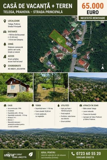 Casă cu 3 camere în Mislea