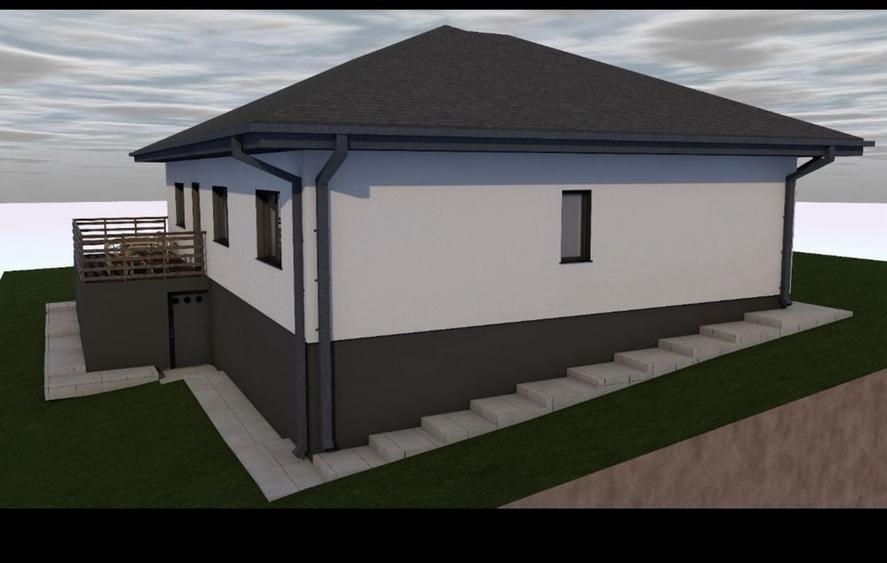 Casă cu 4 camere în Valea Lupului
