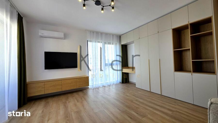 Apartament cu 2 camere semidecomandat, mobilat în Între Lacuri