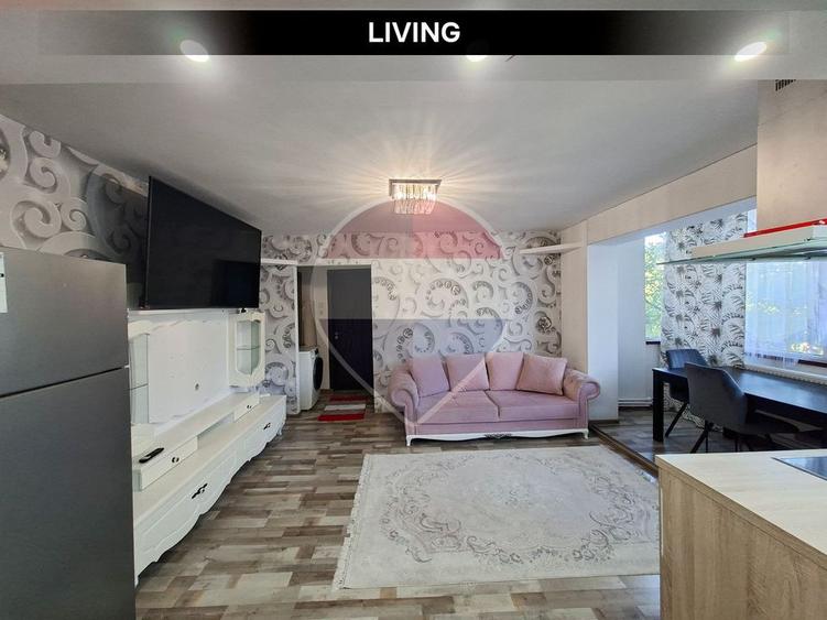 Apartament cu 3 camere decomandat, mobilat în Central