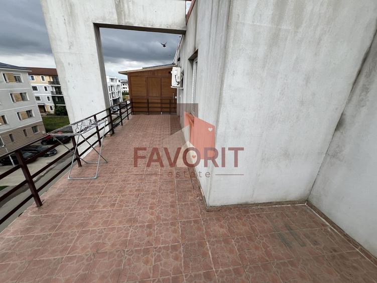Apartament cu 2 camere semidecomandat, mobilat în Giroc
