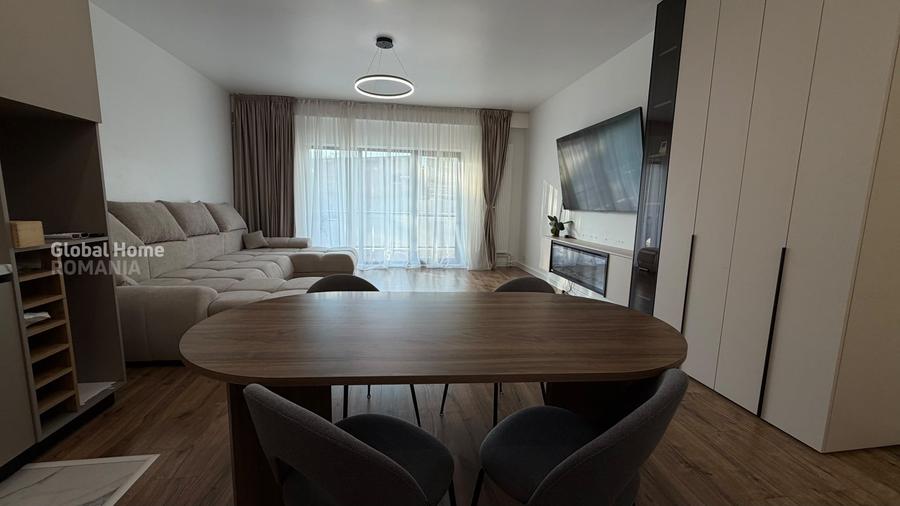 Apartament cu 2 camere semidecomandat, mobilat în 1 Mai