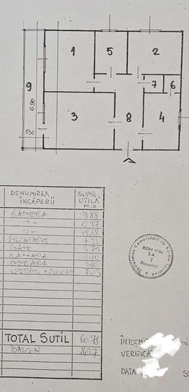 Apartament cu 3 camere decomandat în Titulescu