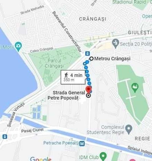 Casă cu 3 camere în Crângași