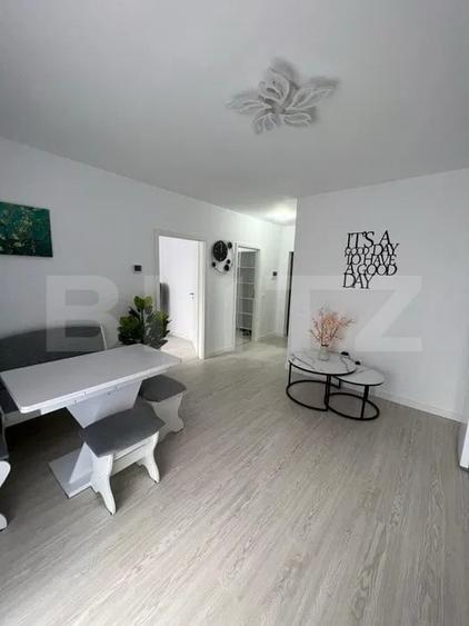 Apartament cu 2 camere semidecomandat, mobilat în Chinteni