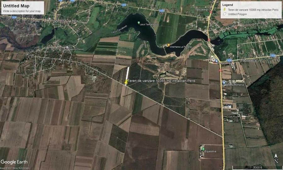 Teren Construcții intravilan de 500 mp, în Periș