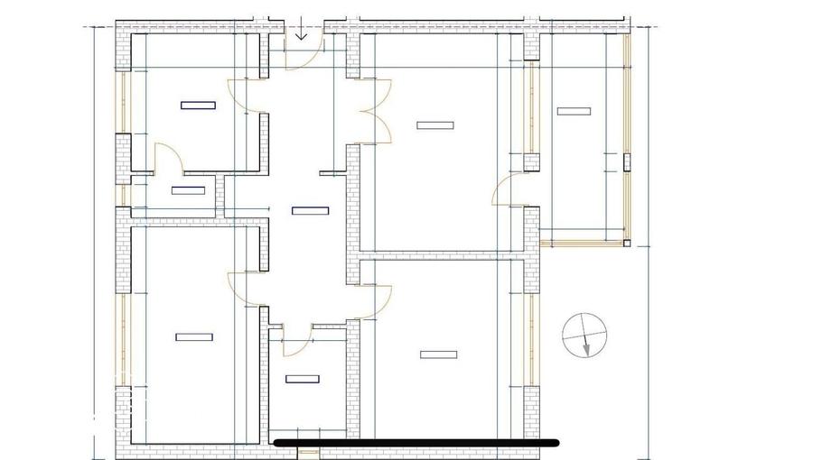 Apartament cu 3 camere în Tipografilor