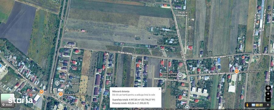 Teren de 5000 mp, în Central