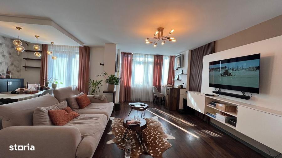Apartament cu 2 camere, mobilat în Romană