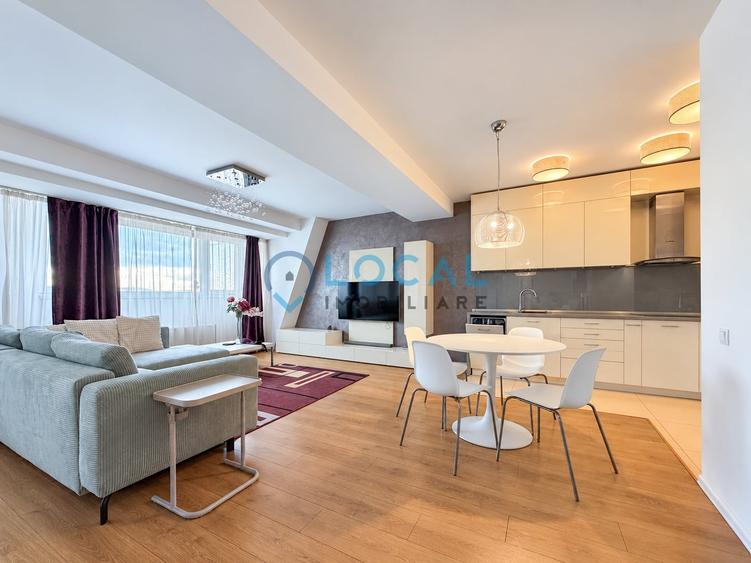 Apartament cu 3 camere semidecomandat, mobilat în Mărăști