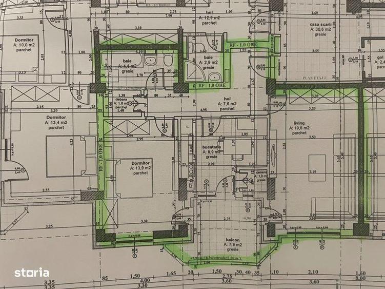 Apartament cu 2 camere decomandat în Central
