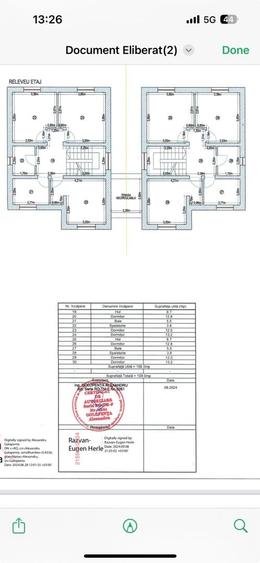 Duplex cu 5 camere cu Canalizare în Nord