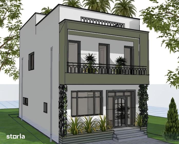 Casă cu 3 camere cu Teren 150 Mp în Calea București