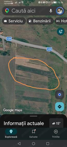 Teren de 5500 mp, în Ciumăfaia
