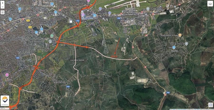Teren de 4300 mp, în Someșeni