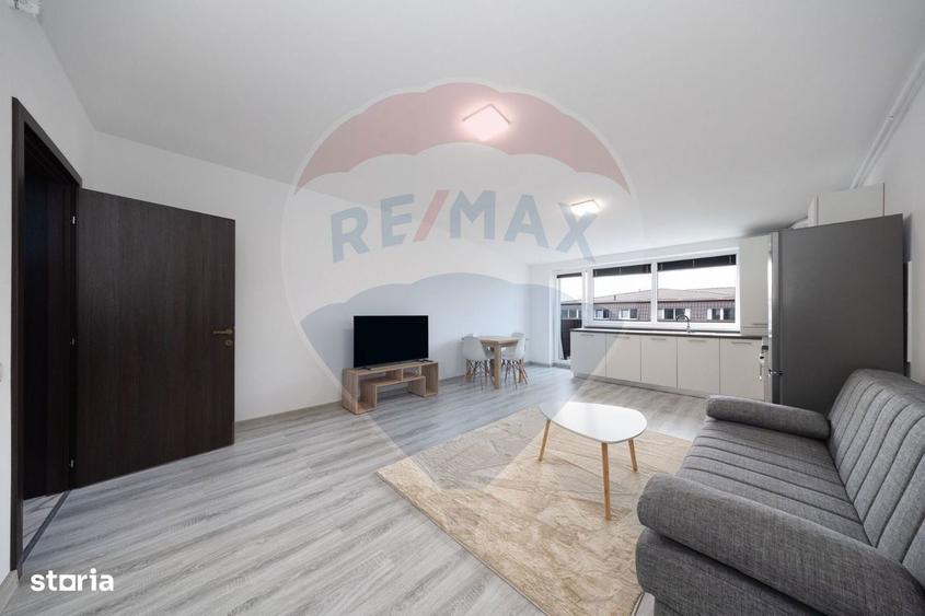Apartament cu 2 camere, mobilat în Sânpetru