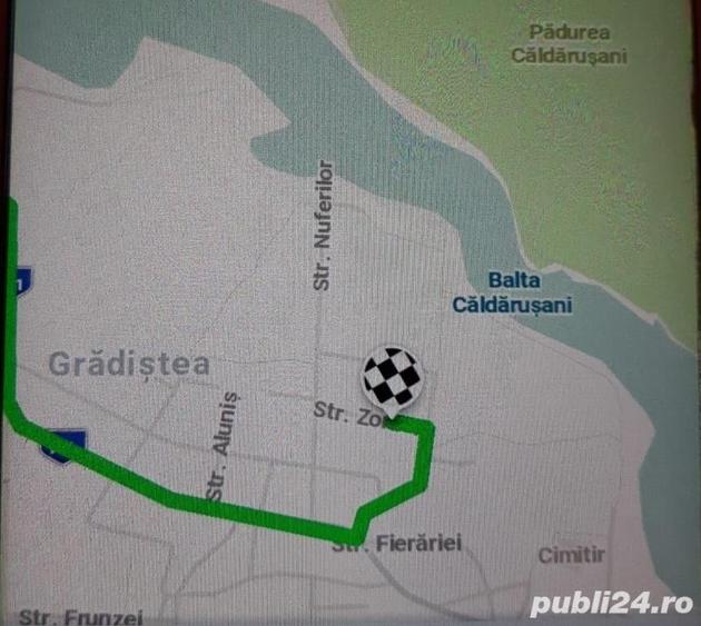 Teren de 1000 mp, în Grădiștea