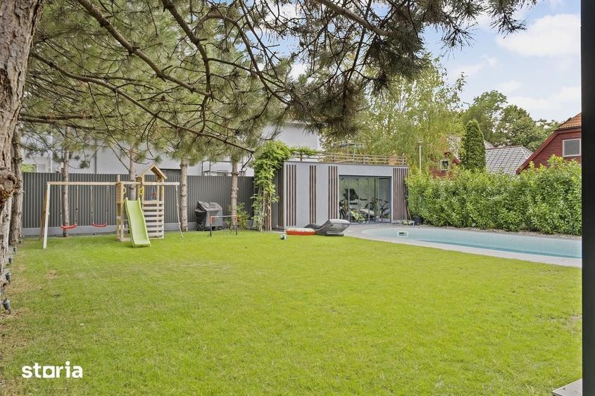 Vila unica cu gradina generoasa ?i piscina / 4 locuri de parcare - 19