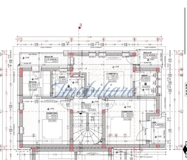 Triplex 4 camere 112.7 mp si teren 256 mp in Floresti zona Terra - 5