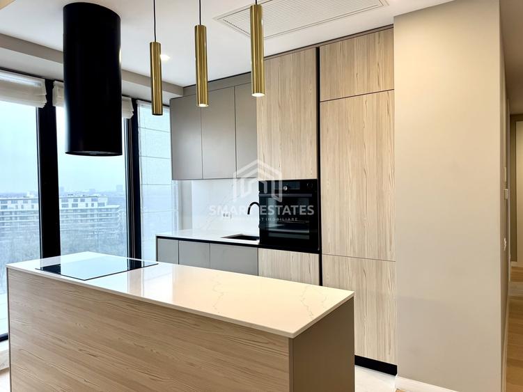 Apartament cu 3 camere, mobilat în Barbu Văcărescu