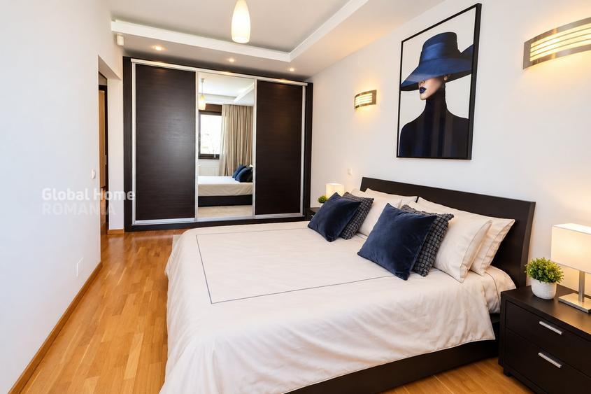 Apartament cu 5 camere decomandat, mobilat în Herăstrău