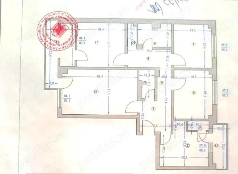 Apartament cu 4 camere decomandat în Berceni