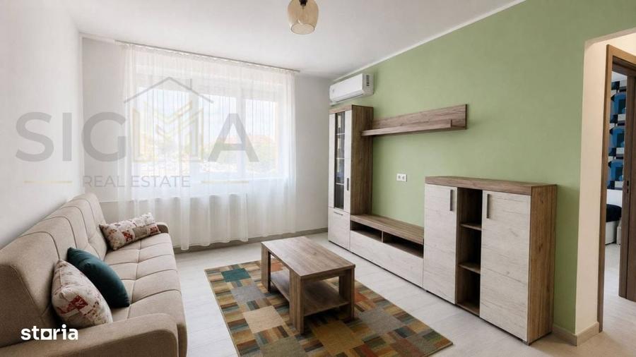 Apartament cu 2 camere semidecomandat în Gară