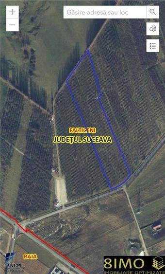 Teren Construcții intravilan de 33800 mp, în Fălticeni
