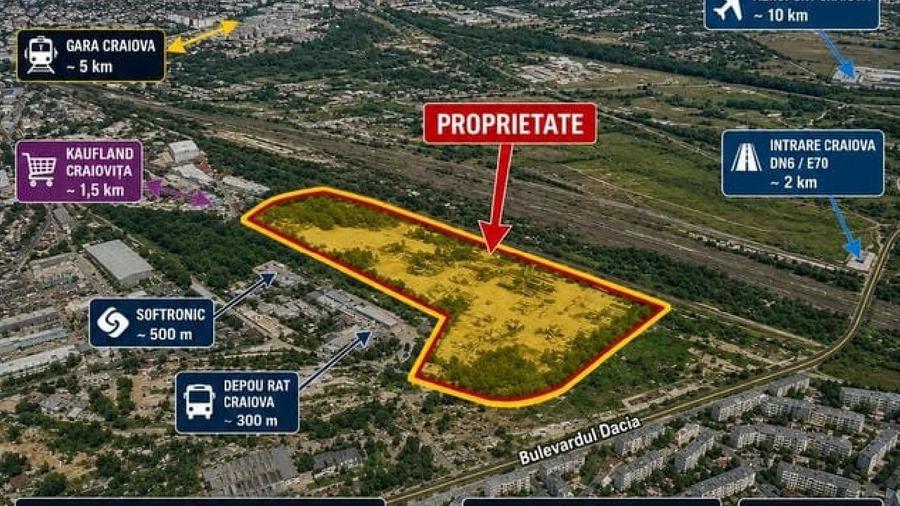 Teren Construcții intravilan de 62725 mp, în Central