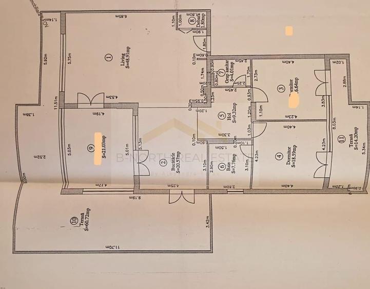 Apartament decomandat în Corbeanca