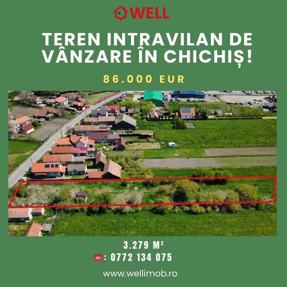 Teren intravilan de vânzare în Chichiș! - 1