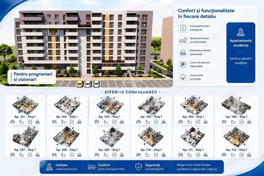 Apartament cu 2 camere decomandat în Cheriu