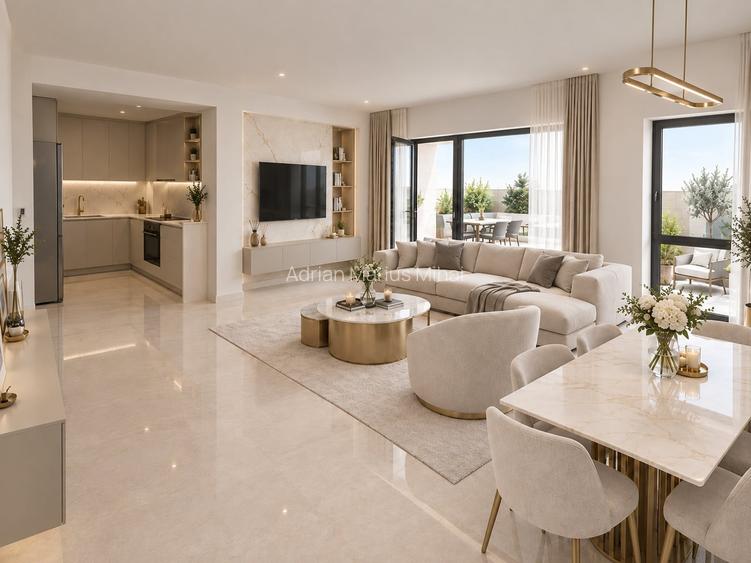 3 camere | Dacia-Mosilor | Grădină proprie | 73,6 mp | Bloc nou 2026
