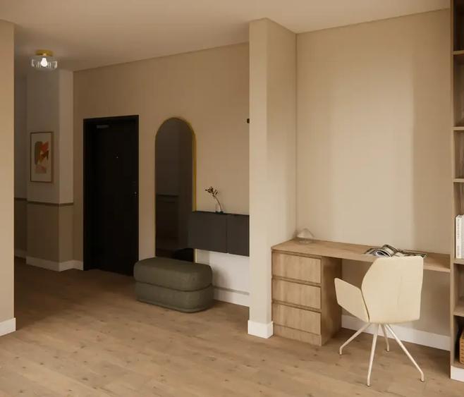 Apartament cu 3 camere decomandat, mobilat în Voluntari