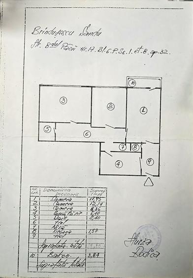 Apartament cu 3 camere decomandat în Militari