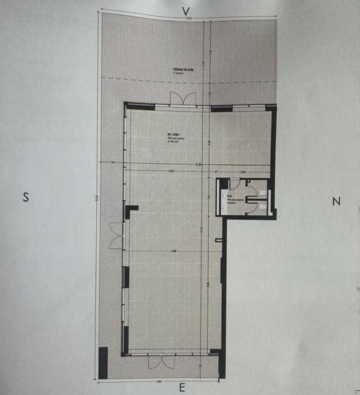 Spațiu comercial, de 144 mp, în Avantgarden