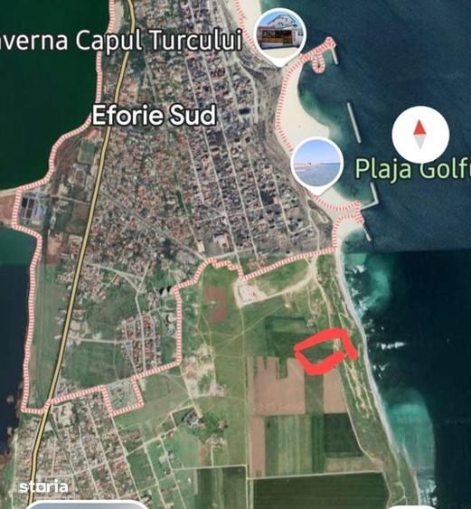 Teren de 3200 mp, în Sud