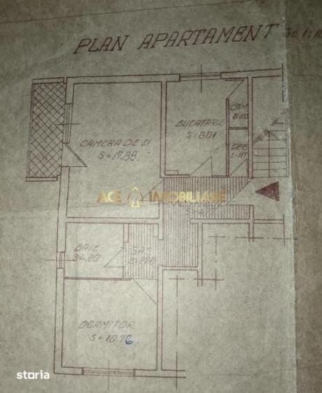Apartament cu 2 camere în Giurgiului