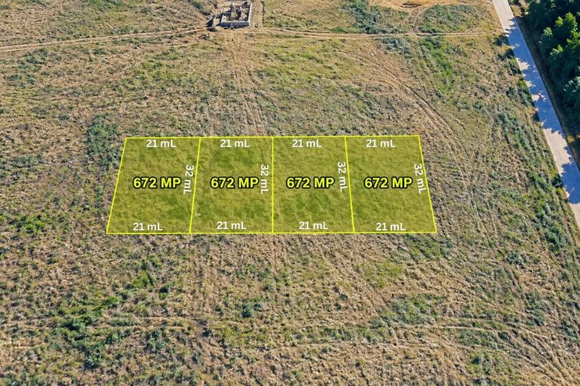 Teren Construcții intravilan de 672 mp, în Covaci